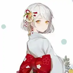 二次元动漫风女头次次回头,满是遗憾