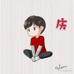 超可爱有才粉丝绘制了萌萌哒卡通版的易烊千玺给大家送来了祝福