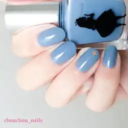 做个优雅的小仙女你不可错过的蓝色系美甲