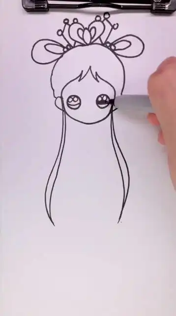 小仙女简笔画教程来了,喜欢的宝宝们赶紧学起来