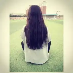 少女系头像背影长发