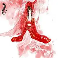 男生红色系古风头像古风