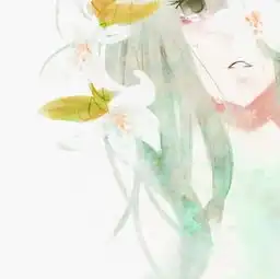 动漫长发女生