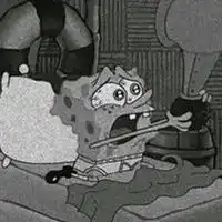 闺蜜头像黑色丧系列海绵