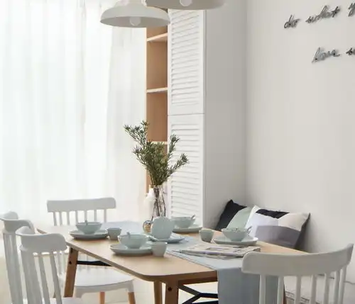 89㎡简约风,白色与原木色结合,干净清爽,每一处角落都很舒心