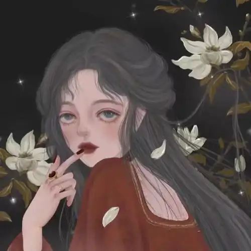 病娇系微丧动漫女生头像