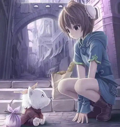 二次元动漫头像小可爱系列,呆萌的女生还真是讨人喜欢呀