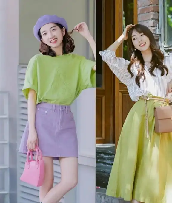 打造高级感不只有黑白灰绿色系搭配更美,减龄有气质是真的