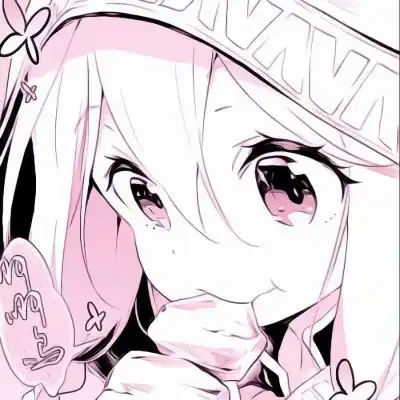 粉色系女头像动漫图文木