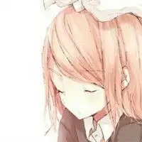 女生蹲下唯美图片