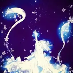 女生头像蓝色系动漫蓝色