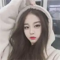 童话结束遗忘才是幸福韩系中分长发头像