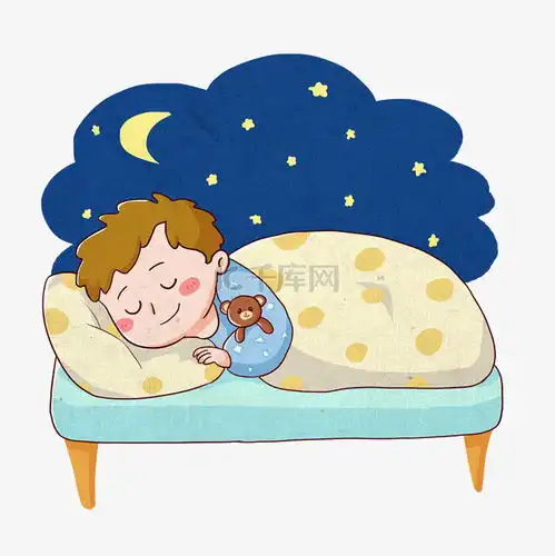 卡通宝宝睡觉图片
