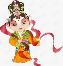 卡通京剧扮相素材图片免费下载高清卡通手绘png千库网图片编号7917618