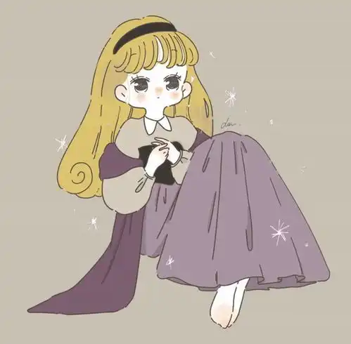 呆萌版迪士尼公主,白雪公主适合齐刘海,贝儿公主太可爱