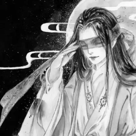 古风男生手绘黑白头像,我眼里有沵旳温柔