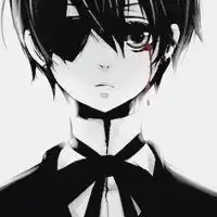 背景纯黑女生动漫头像微信头像图片大全