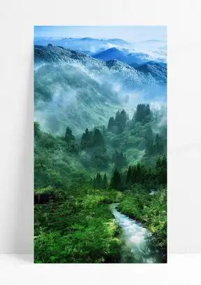 山水风景背景图片素材高清山水风景背景图片设计下载熊猫办公