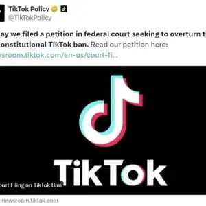 tiktok官方声明正式起诉美国政府,称封禁违宪
