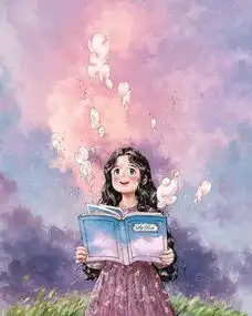 森林女孩日记舒服又美好的治愈系插画