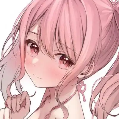 手绘干净二次元可爱女头