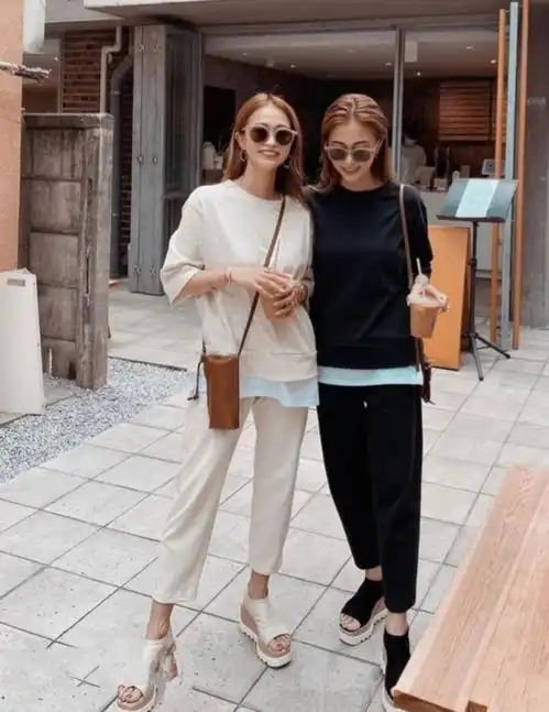 夏季日系闺蜜装来袭,穿成街头姐妹花,回头率妥妥的高