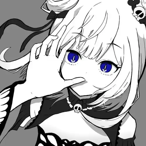 黑白两人闺蜜头像黑白系列超酷情侣头像