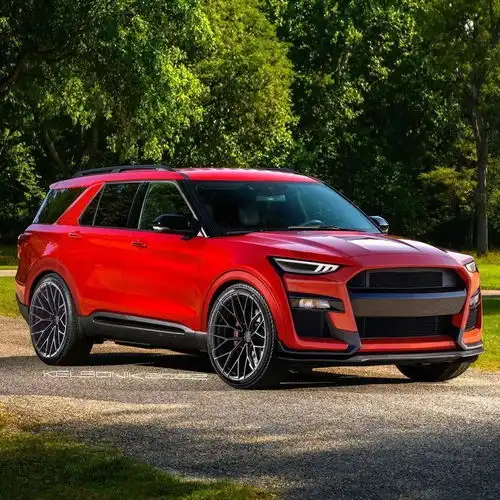 外观是很漂亮福特探险者高性能版本假想图