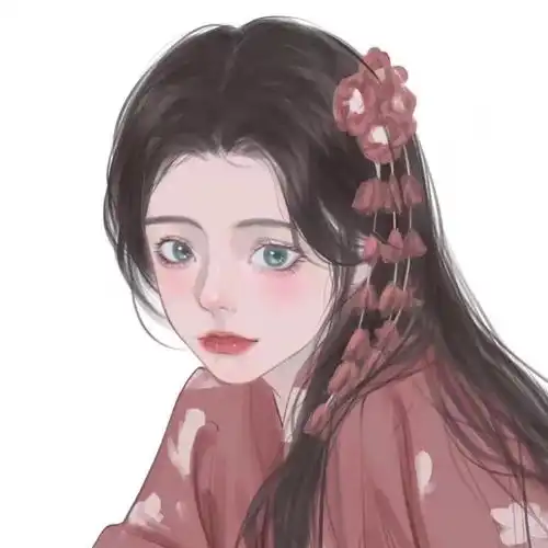 病娇系微丧动漫女生头像