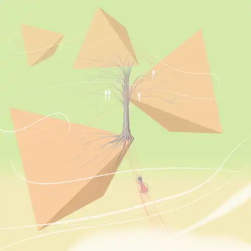 一个人的冒险插画壁纸治愈系每日一画银子丽