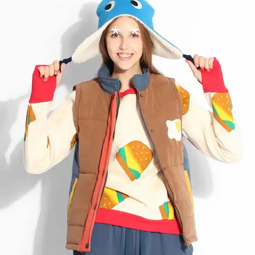 tyakasha塔卡沙旅行餐厅系列女款拼色培根堆糖,美图壁纸兴趣社区