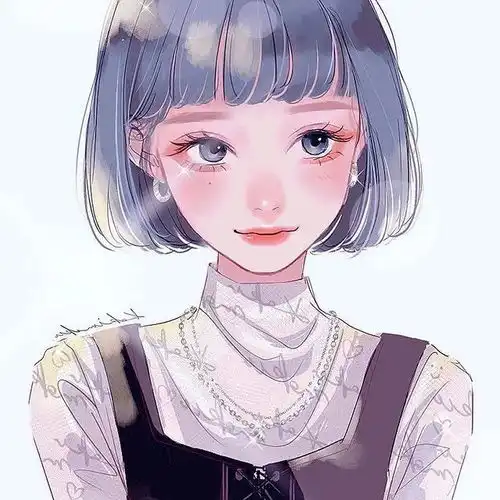 微信头像不同表情的动漫女生人物头像爱了爱了