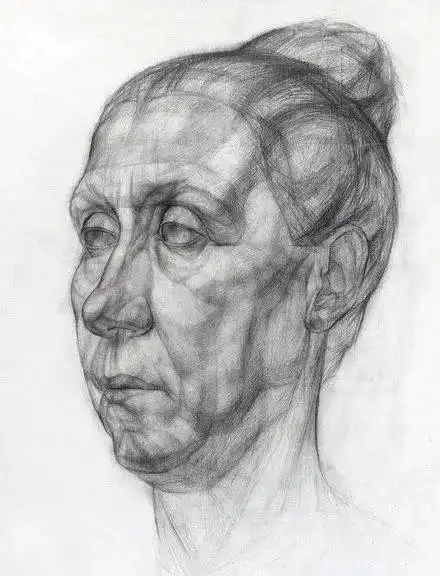 灵魂画手,素描头像从内到外结构都拿捏的刚刚好