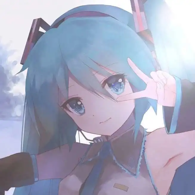 蓝色梦幻动漫女头