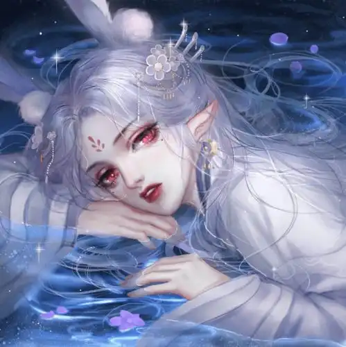 仙气十足的女生头像(绿