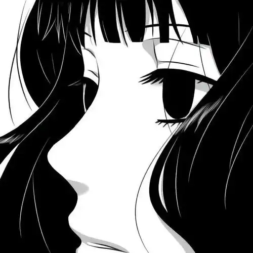 黑白灰漫画感女头