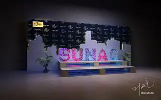 路演背景板效果图设计