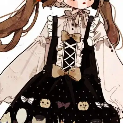 女生动漫闺蜜头像超可爱