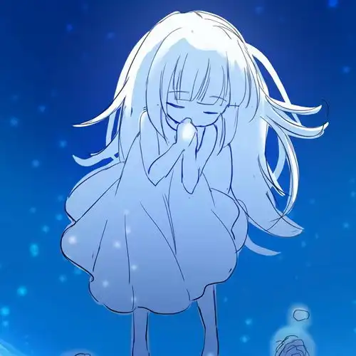 浅色系动漫头像女生荧光