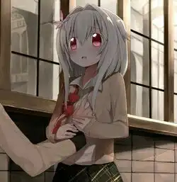 红色衣服动漫头像女生红