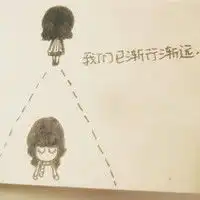 非主流卡通文字可爱头像等一个那样的我