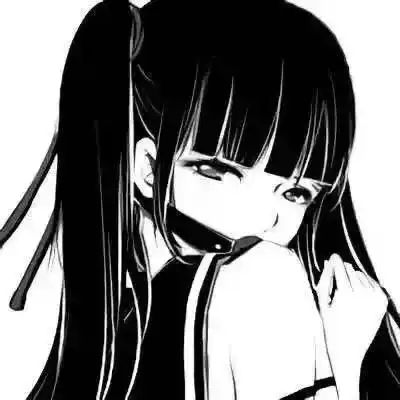 帅气动漫黑色系男生头像