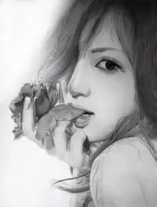 卡通图片可爱头像素描头