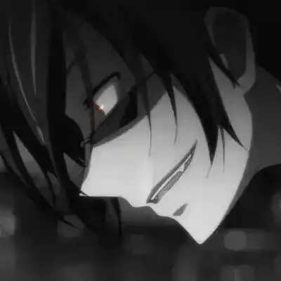 唯美男头像动漫黑色系情