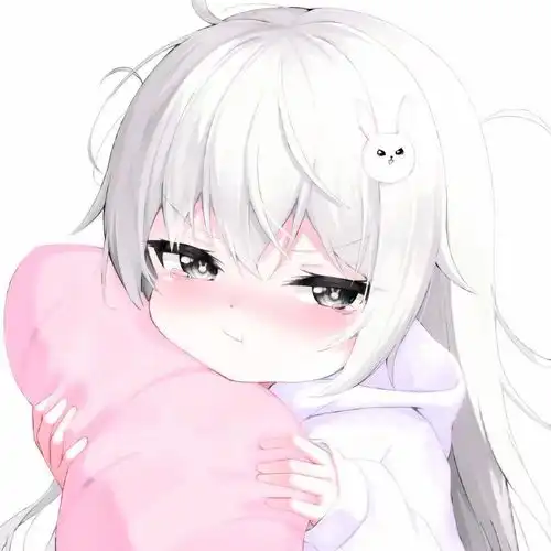 主题是白色的动漫头像