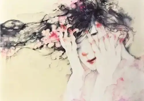 绘画抑郁系图片人物长相