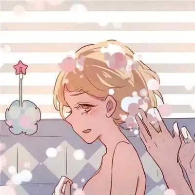 卡通情侣头像但愿花开如常,你会笑着抬头望