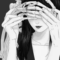 黑系头像男生二次元外埠