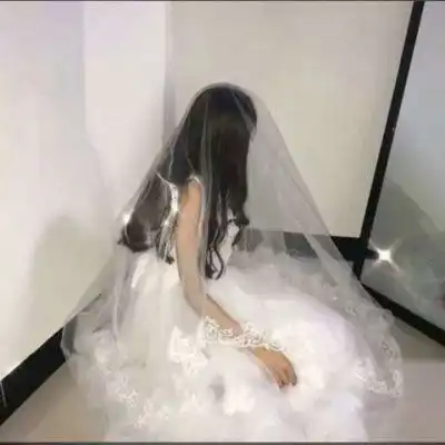 女生婚纱头像2020穿婚纱的女生头像