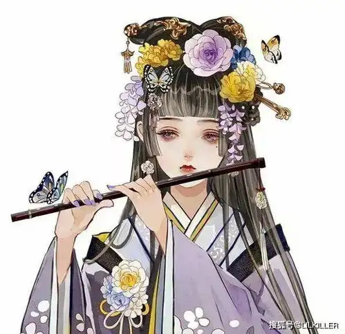 头像抑郁系女古风动漫女